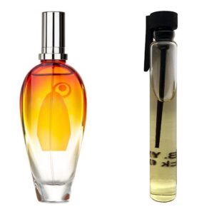 Пробник духів 3 мл з аналогом Escada, Rockin' Rio 2011. Товар на фото праворуч, ліворуч - приклад орігінального флакону.