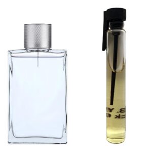 Пробник духов 3 мл c аналогом Lacoste, Lacoste pour Homme. Товар на фото справа, слева - пример оригинального флакона.