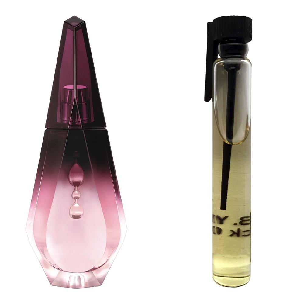 Пробник духів 3 мл з аналогом Ange ou Demon le Secret Elixir, Givenchy. Товар на фото праворуч, ліворуч - приклад орігінального флакону.