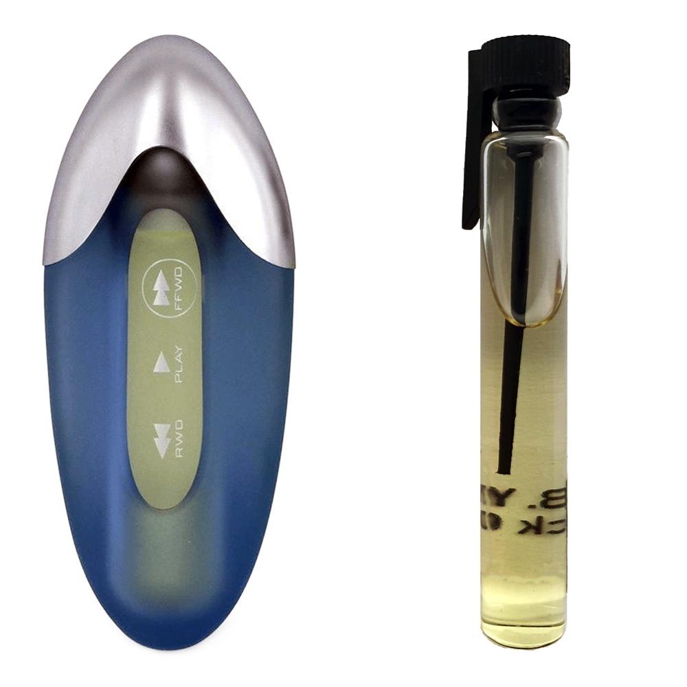 Пробник духів 3 мл з аналогом Oblique Play, Givenchy. Товар на фото праворуч, ліворуч - приклад орігінального флакону.