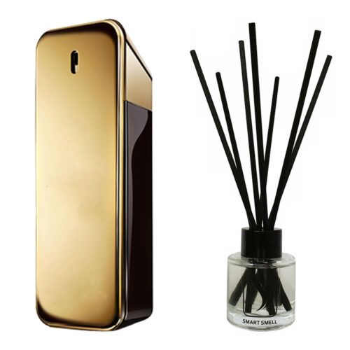 Аромадифузор 50 мл з аналогом Paco Rabanne, 1 Million. Товар на фото праворуч, ліворуч - приклад орігінального флакону.