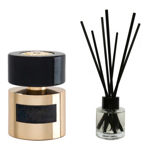 Аромадиффузор 50 мл c аналогом Tiziana Terenzi, Casanova. Товар на фото справа, слева – пример оригинального флакона.