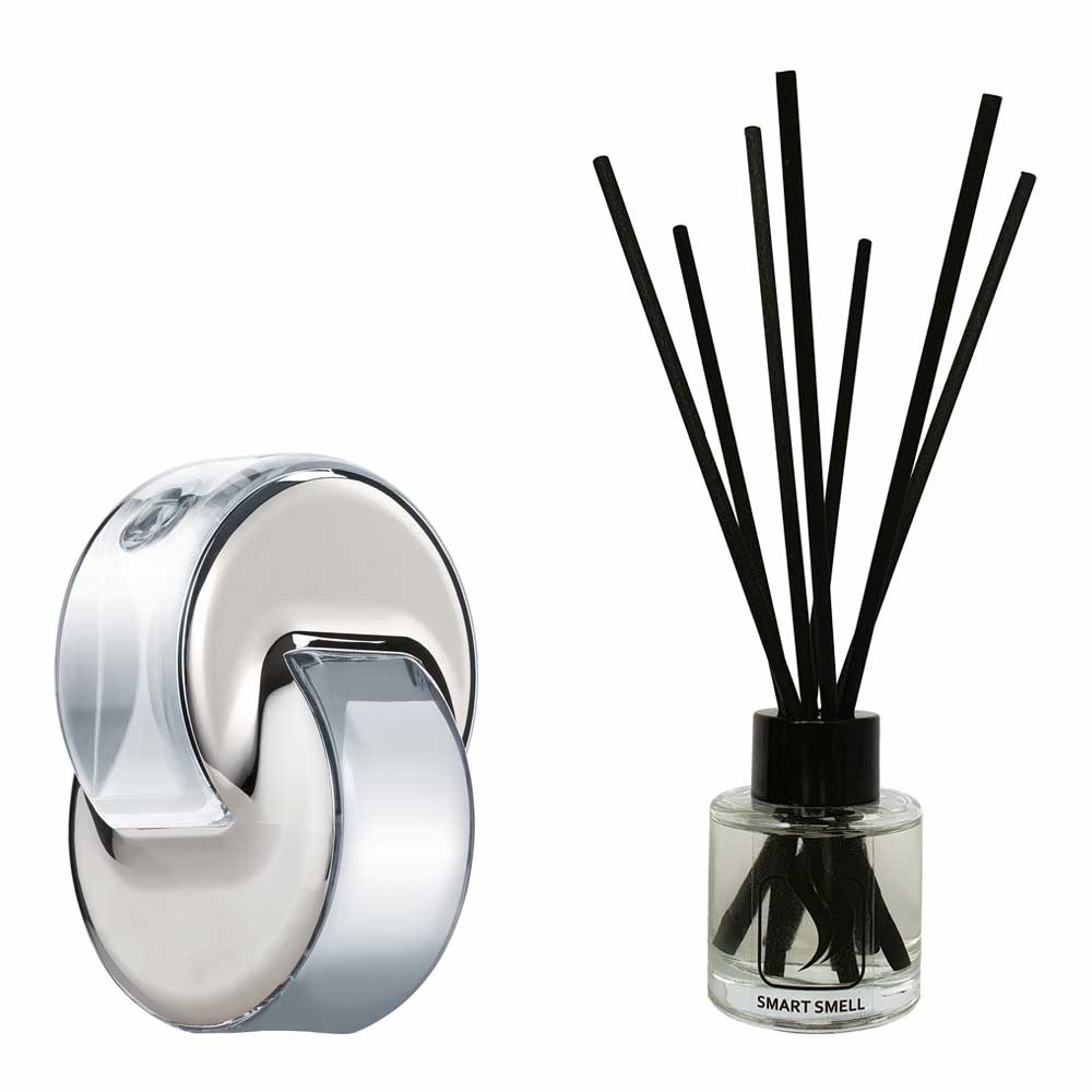 Аромадифузор 50 мл з аналогом Bvlgari, Omnia Crystalline. Товар на фото праворуч, ліворуч - приклад орігінального флакону.