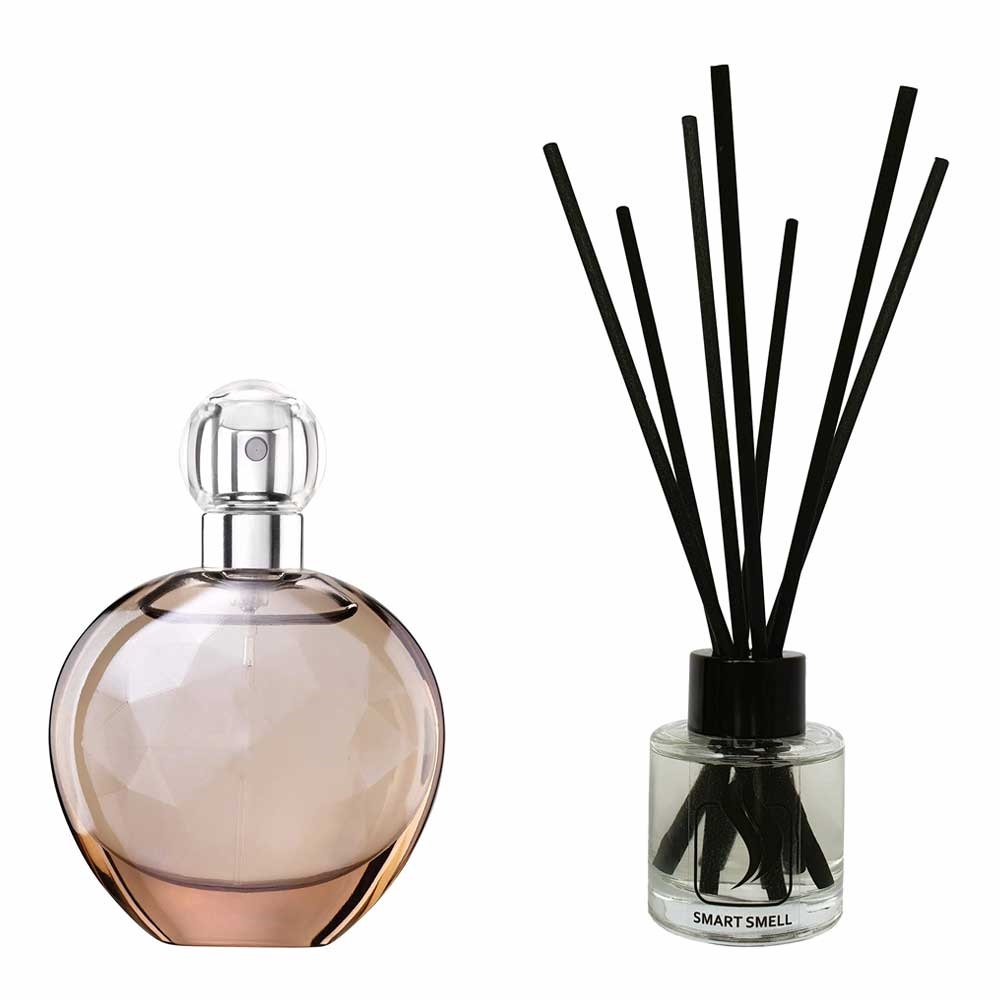 Аромадифузор 50 мл з аналогом Jennifer Lopez, Still. Товар на фото праворуч, ліворуч - приклад орігінального флакону.