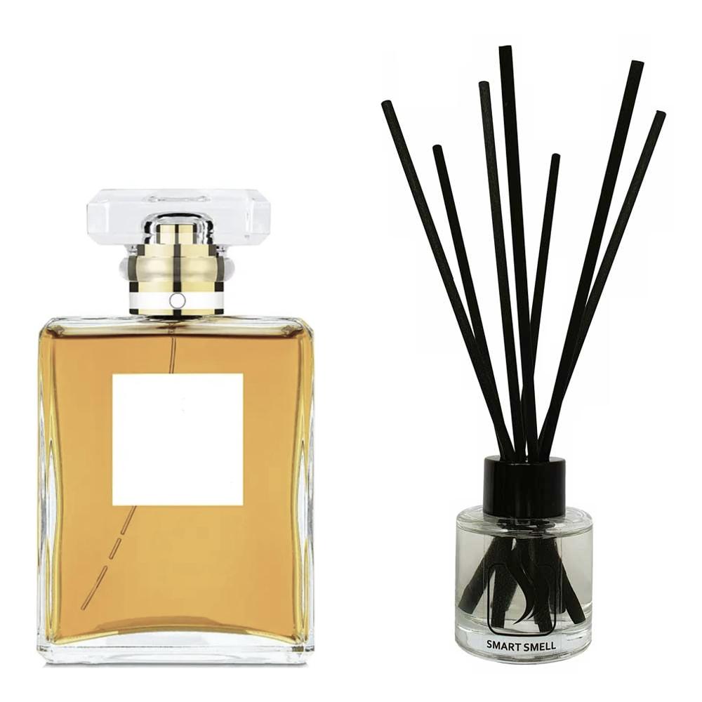 Аромадифузор 50 мл з аналогом Chanel, Chanel No 5. Товар на фото праворуч, ліворуч - приклад орігінального флакону.
