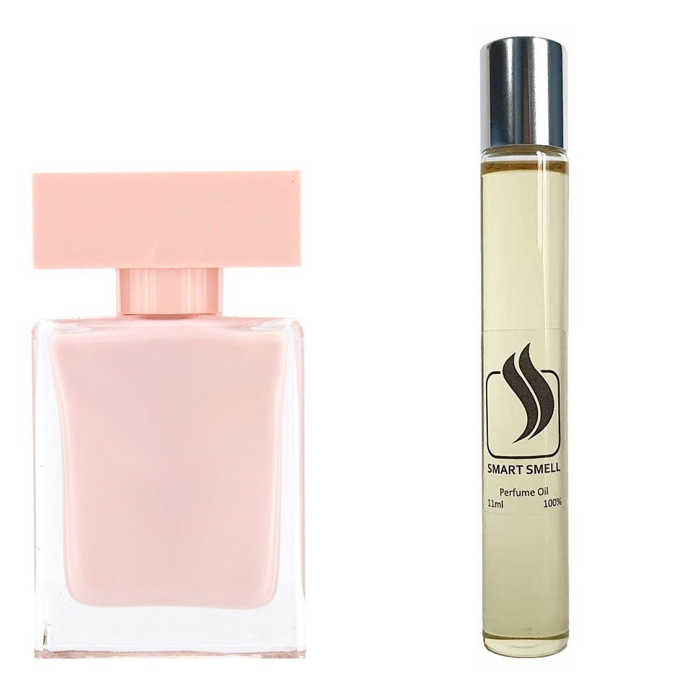 Масляні духи 11 мл з аналогом Narciso Rodriguez, Narciso Rodriguez for Her. Товар на фото праворуч, ліворуч - приклад орігінального флакону.