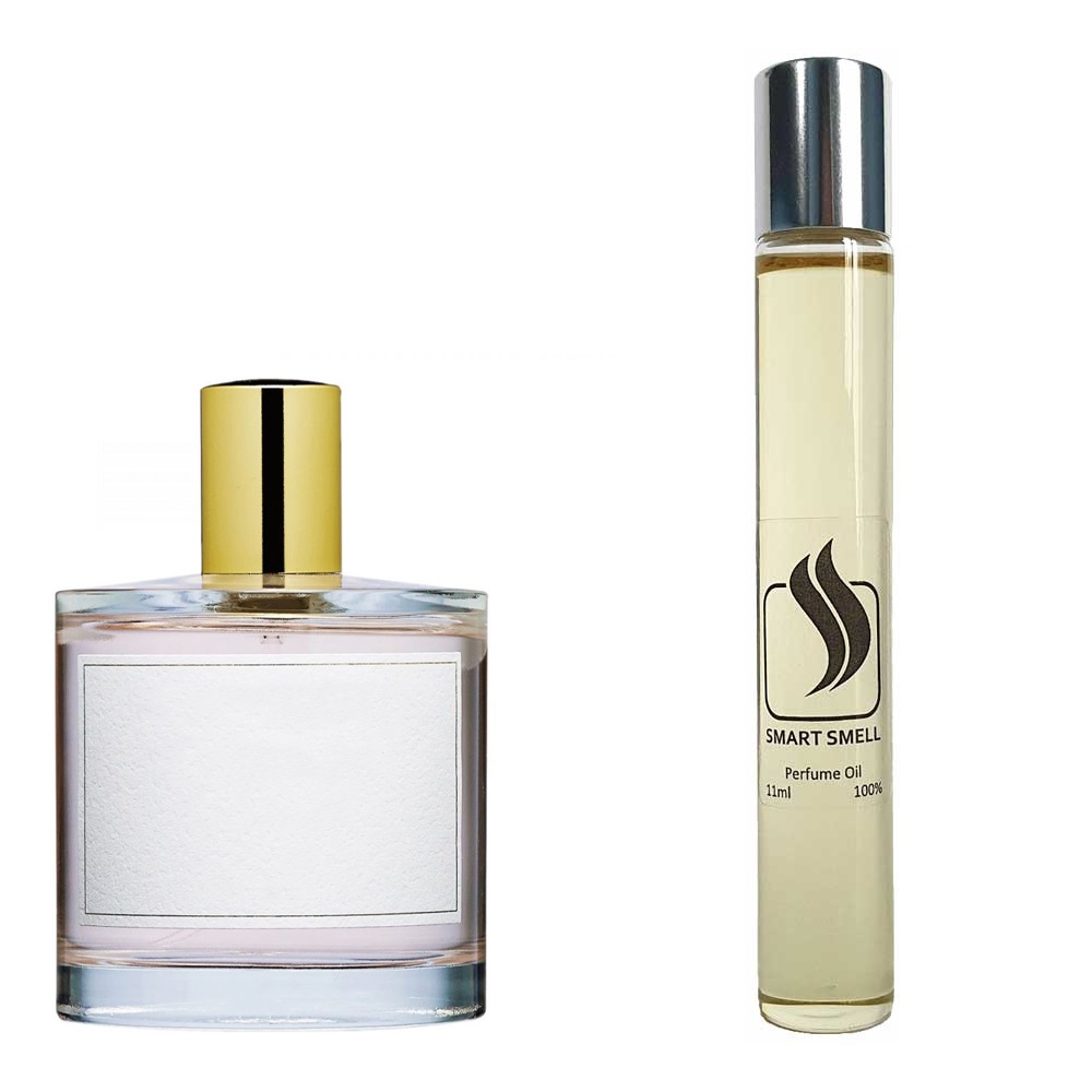 Масляные духи 11 мл c аналогом Zarkoperfume, Pink Molecule 090.09. Товар на фото справа, слева – пример оригинального флакона.