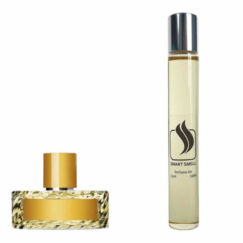 Масляные духи 11 мл c аналогом Vilhelm Parfumerie, Mango Skin. Товар на фото справа, слева – пример оригинального флакона.