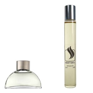 Масляные духи 10 мл c аналогом Hugo Boss, Boss Woman. Товар на фото справа, слева - пример оригинального флакона.