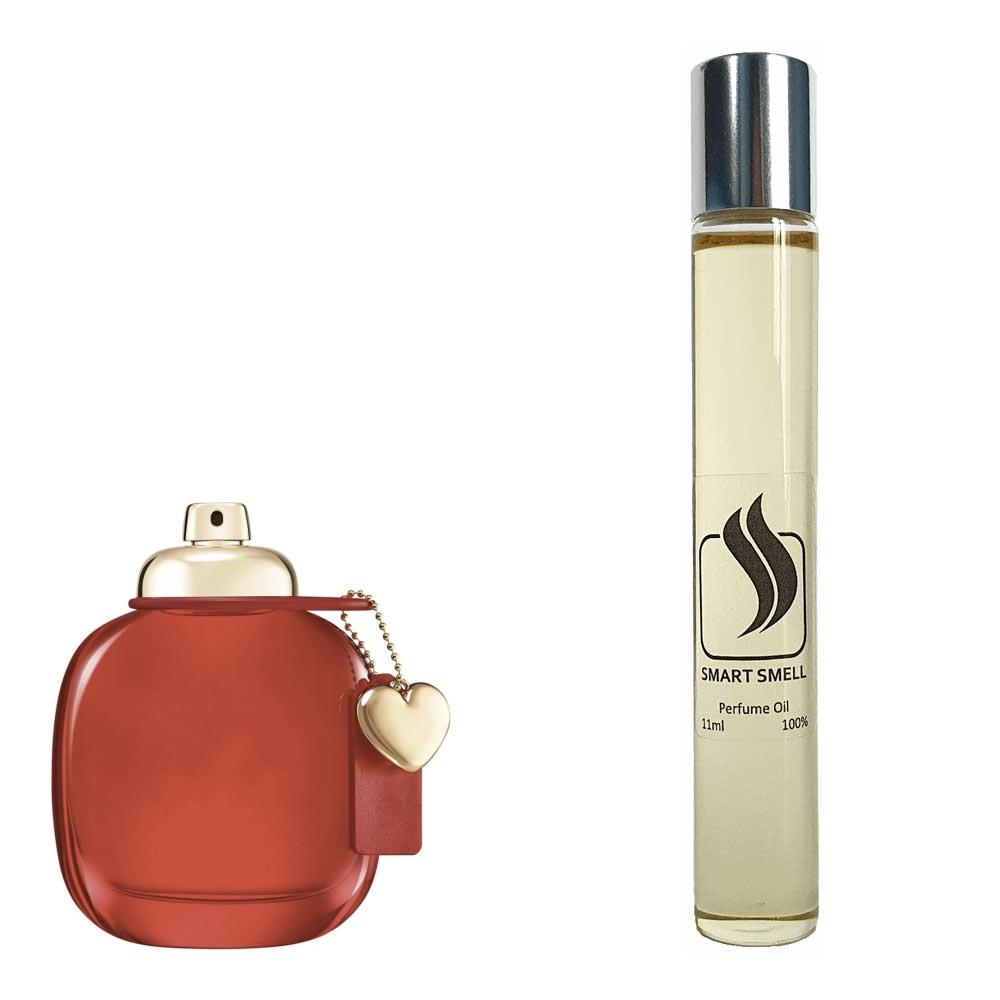 Масляні духи 10 мл з аналогом Coach, Coach Love Eau de Parfum. Товар на фото праворуч, ліворуч - приклад орігінального флакону.