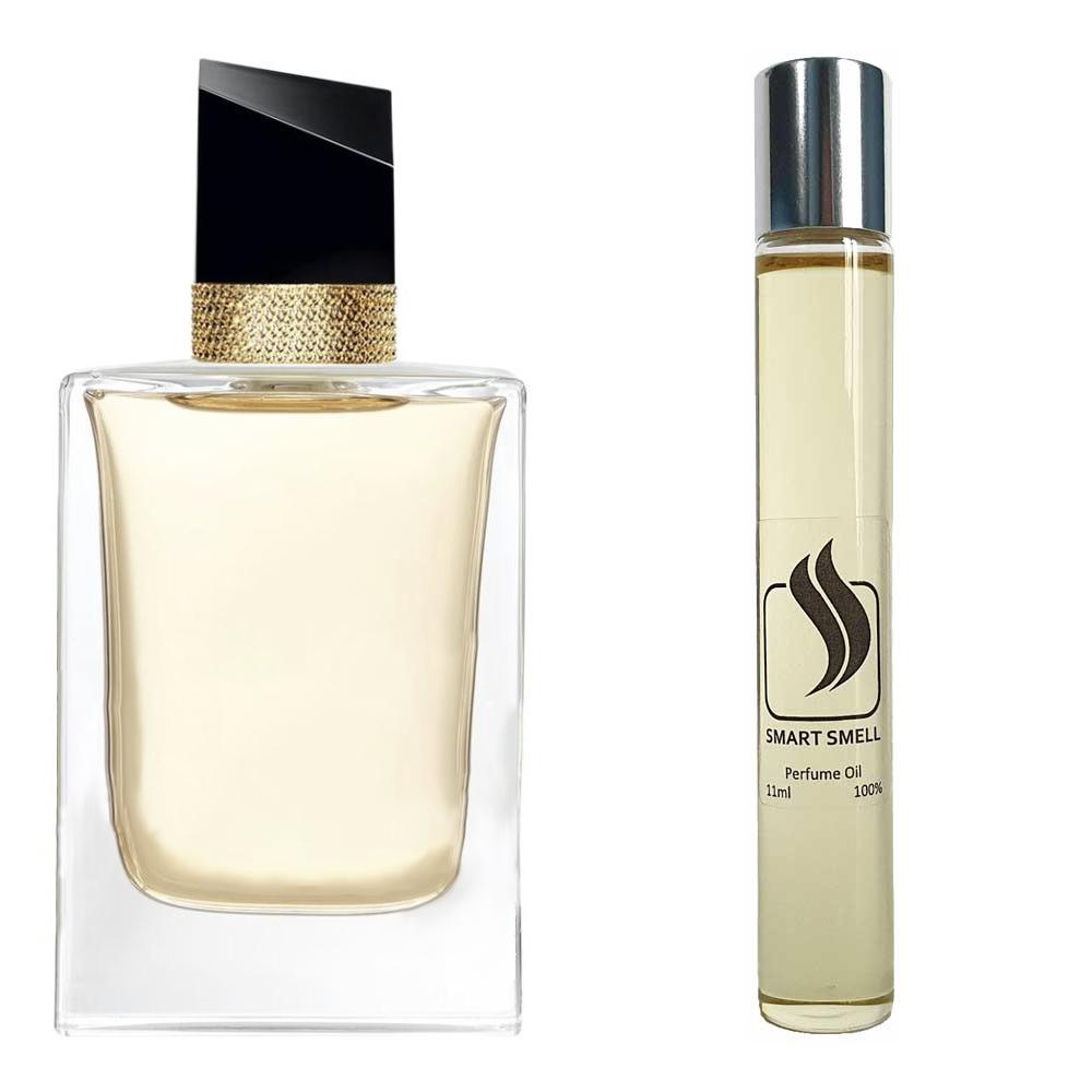 Масляные духи 10 мл c аналогом Yves Saint Laurent, Libre. Товар на фото справа, слева - пример оригинального флакона.