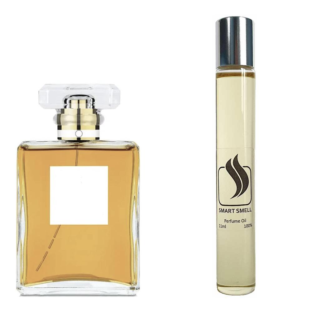 Масляні духи 10 мл з аналогом Chanel, Chanel No 5. Товар на фото праворуч, ліворуч - приклад орігінального флакону.