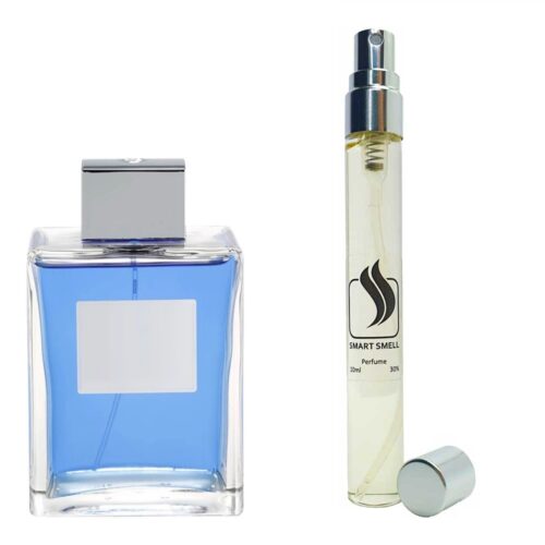 Духи-ручка (дорожный парфюм) 10 мл c аналогом Antonio Banderas, Blue Seduction. Товар на фото справа, слева – пример оригинального флакона.