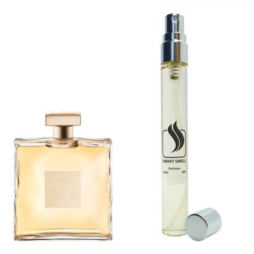 Духи-ручка (дорожный парфюм) 10 мл c аналогом Chanel, Gabrielle. Товар на фото справа, слева – пример оригинального флакона.