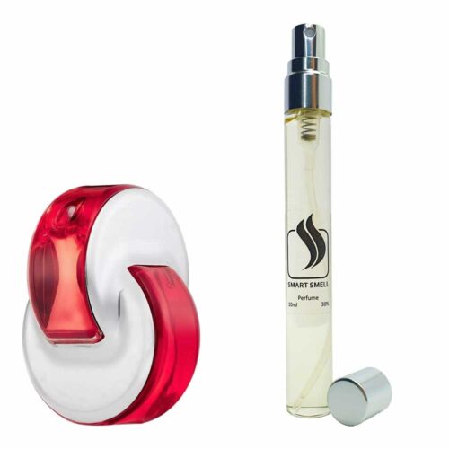 Духи-ручка (дорожный парфюм) 10 мл c аналогом Bvlgari, Omnia Coral. Товар на фото справа, слева – пример оригинального флакона.