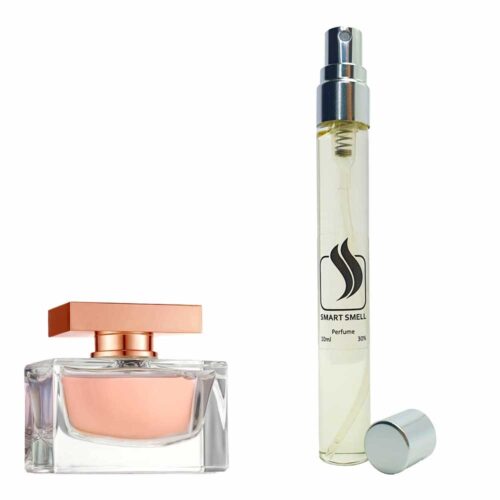 Духи-ручка (дорожній парфум) 10 мл з аналогом Dolce&Gabbana, Rose The One. Товар на фото праворуч, ліворуч - приклад орігінального флакону.