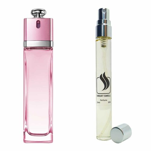 Духи-ручка (дорожный парфюм) 10 мл c аналогом Christian Dior, Dior Addict 2. Товар на фото справа, слева – пример оригинального флакона.