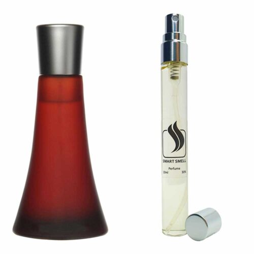 Духи-ручка (дорожній парфум) 10 мл з аналогом Hugo Boss, Hugo Deep Red. Товар на фото праворуч, ліворуч - приклад орігінального флакону.