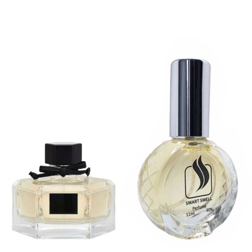 Духи со спреем 11 мл c аналогом Gucci, Flora by Gucci. Товар на фото справа, слева – пример оригинального флакона.