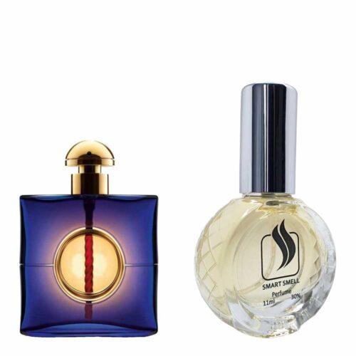 Духи со спреем 11 мл c аналогом Yves Saint Laurent, Belle d'Opium. Товар на фото справа, слева – пример оригинального флакона.
