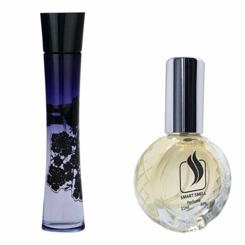 Духи со спреем 11 мл c аналогом Giorgio Armani, Armani Code for Women. Товар на фото справа, слева – пример оригинального флакона.