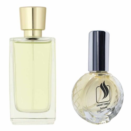 Духи со спреем 11 мл c аналогом Lancome, Climat. Товар на фото справа, слева – пример оригинального флакона.