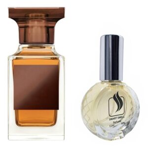 Духи со спреем 11 мл c аналогом Ebene Fume, Tom Ford. Товар на фото справа, слева - пример оригинального флакона.