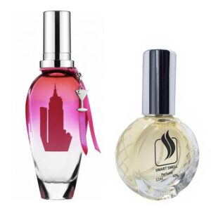 Духи со спреем 11 мл c аналогом Escada, Sexy Graffiti 2002. Товар на фото справа, слева - пример оригинального флакона.