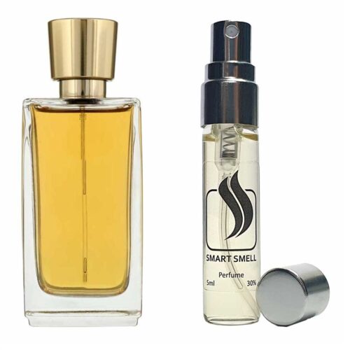 Духи-ручка (дорожный парфюм) 5 мл c аналогом Lancome, Magie Noire. Товар на фото справа, слева – пример оригинального флакона.