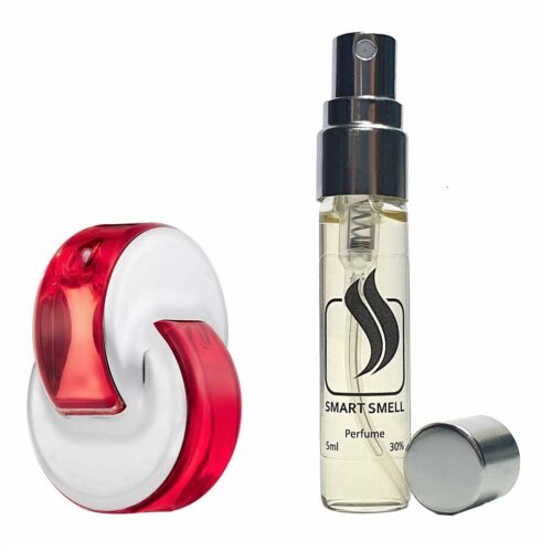 Духи-ручка (дорожный парфюм) 5 мл c аналогом Bvlgari, Omnia Coral. Товар на фото справа, слева – пример оригинального флакона.