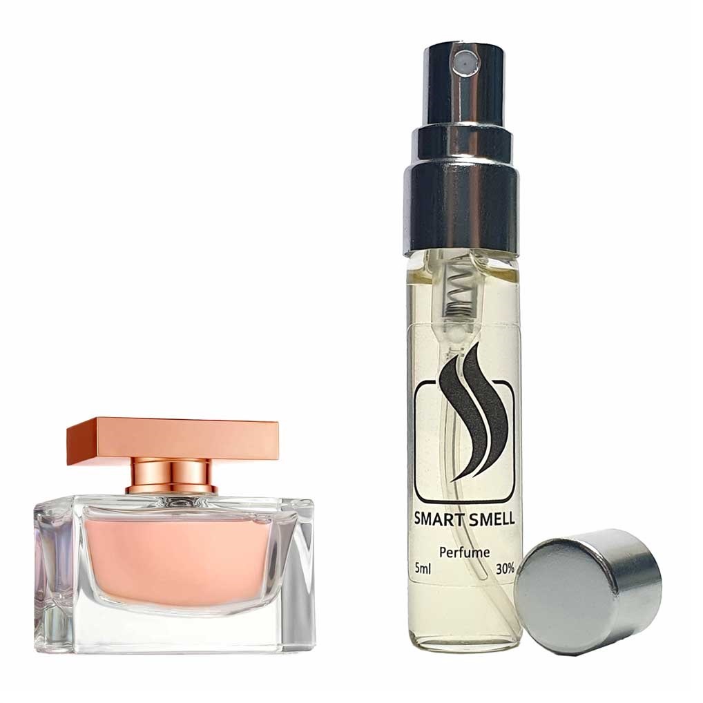 Духи-ручка (дорожный парфюм) 5 мл c аналогом Dolce&Gabbana, Rose The One. Товар на фото справа, слева – пример оригинального флакона.