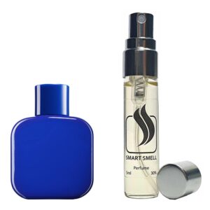 Духи-ручка (дорожный парфюм) 5 мл c аналогом Lacoste, Eau de Lacoste L.12.12 Bleu Powerful. Товар на фото справа, слева - пример оригинального флакона.