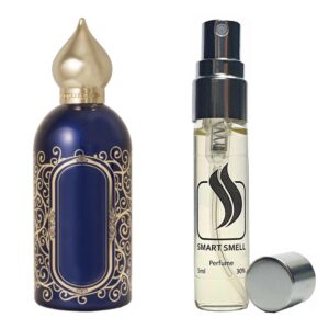 Духи-ручка (дорожный парфюм) 5 мл c аналогом Attar Collection, Azora. Товар на фото справа, слева - пример оригинального флакона.