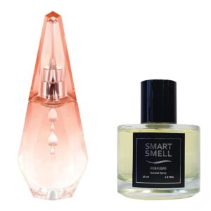 Духи в стекле 55 мл c аналогом Givenchy, Ange ou Demon le Secret. Товар на фото справа, слева - пример оригинального флакона.