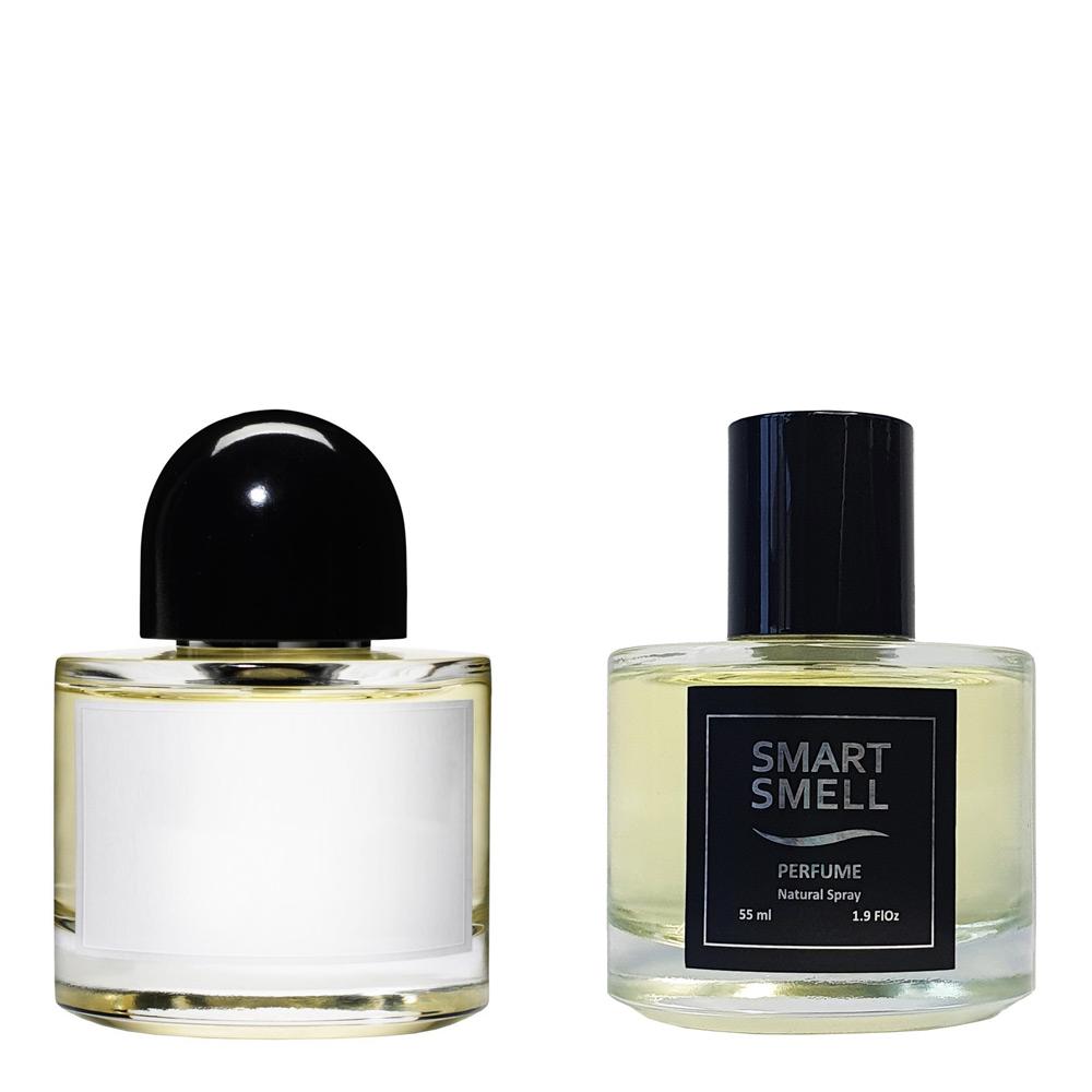 Духи в стекле 55 мл c аналогом Byredo, Bal d'Afrique. Товар на фото справа, слева - пример оригинального флакона.