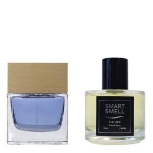 Духи в стекле 55 мл c аналогом Gucci, Gucci Pour Homme II. Товар на фото справа, слева - пример оригинального флакона.