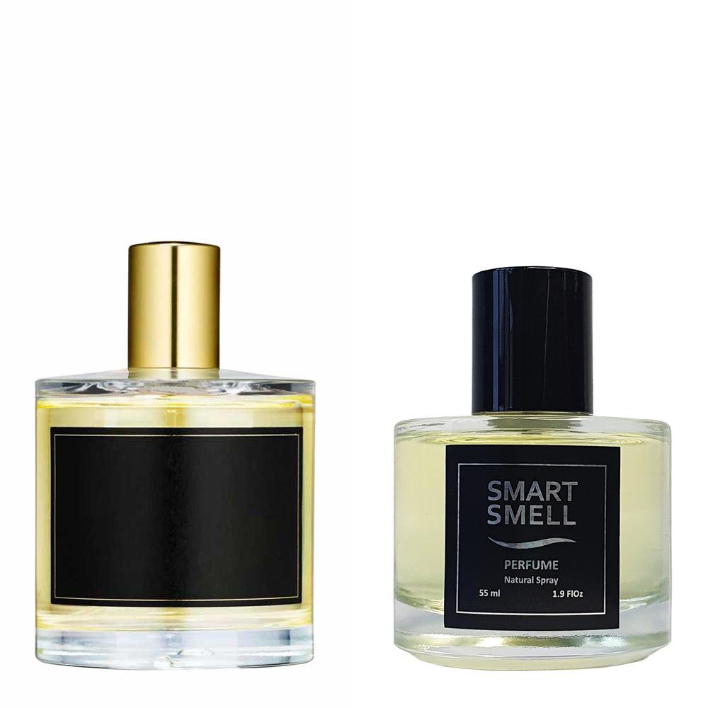 Духи у склі 55 мл з аналогом Zarkoperfume, Molecule №8. Товар на фото праворуч, ліворуч - приклад орігінального флакону.