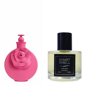 Духи в стекле 55 мл c аналогом Valentino, Valentina Pink. Товар на фото справа, слева - пример оригинального флакона.