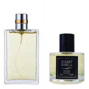 Духи в стекле 55 мл c аналогом Chanel, Allure. Товар на фото справа, слева - пример оригинального флакона.