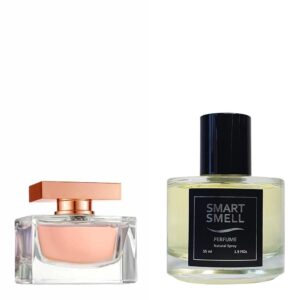 Духи у склі 55 мл з аналогом Dolce&Gabbana, Rose The One. Товар на фото праворуч, ліворуч - приклад орігінального флакону.