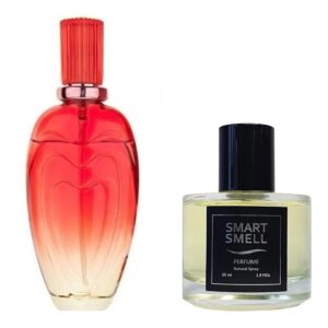 Духи в стекле 55 мл c аналогом Escada, Tropical Punch. Товар на фото справа, слева - пример оригинального флакона.