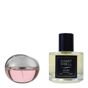 Духи 55 мл, серия "Grace" c аналогом Donna Karan, DKNY Be Delicious Fresh Blossom. Товар на фото справа, слева - пример оригинального флакона.