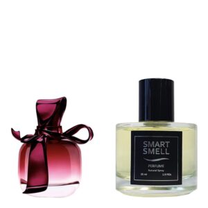 Духи 55 мл, серия "Grace" c аналогом Nina Ricci, Ricci Ricci. Товар на фото справа, слева - пример оригинального флакона.