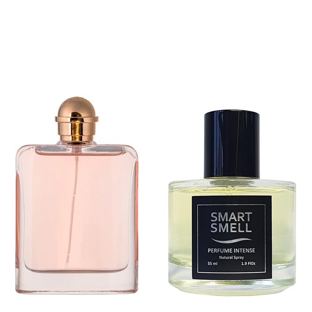 Духи-інтенс у склі 55 мл з аналогом Trussardi, Trussardi Delicate Rose. Товар на фото праворуч, ліворуч - приклад орігінального флакону.