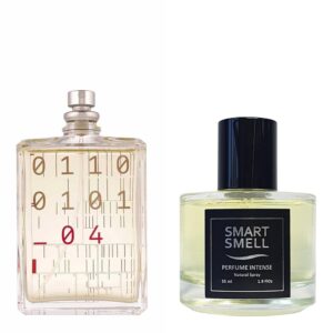 Духи-интенс в стекле  55 мл c аналогом Escentric Molecules, Escentric 04. Товар на фото справа, слева - пример оригинального флакона.