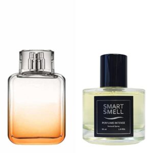 Духи-інтенс у склі 55 мл з аналогом Calvin Klein, CK Free Energy. Товар на фото праворуч, ліворуч - приклад орігінального флакону.