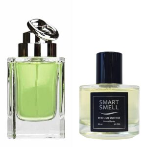 Духи-интенс в стекле  55 мл c аналогом Gucci, Gucci by Gucci Sport. Товар на фото справа, слева - пример оригинального флакона.