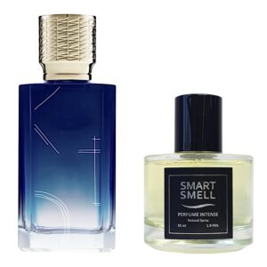 Духи-интенс 55 мл, серия "Grace" c аналогом Ex Nihilo, Blue Talisman. Товар на фото справа, слева - пример оригинального флакона.