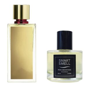 Духи-интенс 55 мл, серия "Grace" c аналогом Marc-Antoine Barrois, Tilia. Товар на фото справа, слева - пример оригинального флакона.