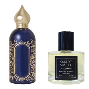 Духи-интенс 55 мл, серия "Grace" c аналогом Attar Collection, Azora. Товар на фото справа, слева - пример оригинального флакона.